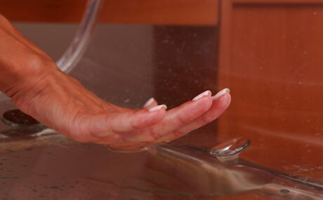 Deluxe czech hottie Rachel Evans in smoking fetish gallery in office