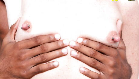 Stunning blonde milf Alby Daor in fancy skirt robbing on BBC 